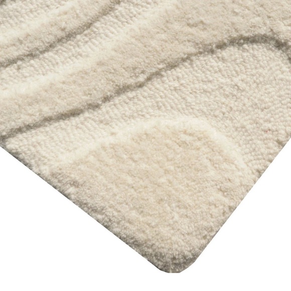 Crosby St. Lagon Ivory High-Low Accent Wool Rug, 2x4 - Picture 3 of 8